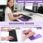 Ergonomic Keyboard Stand with Memory Foam Wrist Rest