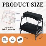 Adjustable Dual Step Footrest for Office Comfort