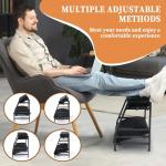 Adjustable Dual Step Footrest for Office Comfort