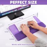 Ergonomic Keyboard Stand with Memory Foam Wrist Rest
