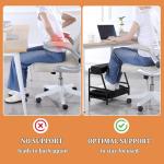 Adjustable Dual Step Footrest for Office Comfort