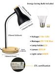 LALISU Arc Desk Lamp with Adjustable Gooseneck