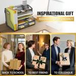 5-Tier Paper Tray Organizer with Adjustable Compartments