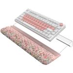 Adjustable Keyboard Stand with Wrist Rest - Pink