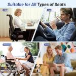 Ergonomic Memory Foam Tailbone Cushion for Pain Relief