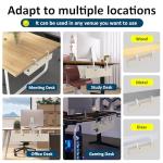 Compact Clamp-On Cable Management Tray for Desks