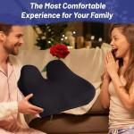 Ergonomic Memory Foam Tailbone Cushion for Pain Relief