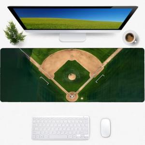 Baseball Field Gaming Mouse Pad with Non-Slip Base