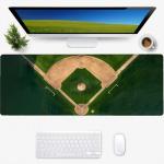 Baseball Field Gaming Mouse Pad with Non-Slip Base