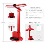 VAVOFO Dual-Head Wireless LED Desk Lamp