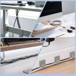 Under Desk Cable Management Kit with Velcro Ties