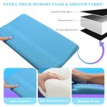 Ergonomic Keyboard Stand with Wrist Rest - Blue