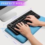 Ergonomic Keyboard Stand with Wrist Rest - Blue