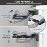Adjustable Under Desk Keyboard Tray with Wrist Rest
