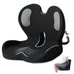 Ergonomic Seat Cushion with Lumbar Support Pillow