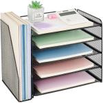 OPNICE 5-Tier Desk Organizer with Magazine Holder