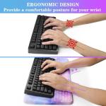 Ergonomic Keyboard Stand with Colorful Stars Wrist Rest