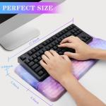 Ergonomic Keyboard Stand with Colorful Stars Wrist Rest