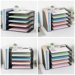 OPNICE 5-Tier Desk Organizer with Magazine Holder