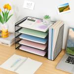 OPNICE 5-Tier Desk Organizer with Magazine Holder