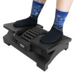 Adjustable Ergonomic Footrest with Massage Surface