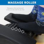 Adjustable Ergonomic Footrest with Massage Surface