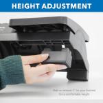 Adjustable Ergonomic Footrest with Massage Surface