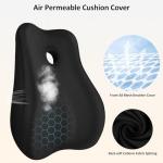Memory Foam Seat Cushion & Lumbar Support Pillow
