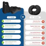 Memory Foam Seat Cushion & Lumbar Support Pillow