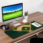 Baseball Field Gaming Mouse Pad with Non-Slip Base