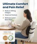 Memory Foam Lumbar Support Pillow for Office Chairs