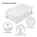 BONTEC Adjustable Metal Monitor Stand with Pen Holder