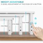 BONTEC Adjustable Metal Monitor Stand with Pen Holder