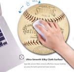Vintage Baseball Round Mouse Pad for Home Office