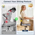 Ergonomic Memory Foam Seat Cushion for Office Chairs