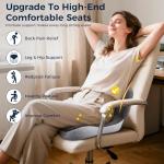 Ergonomic Memory Foam Seat Cushion for Office Chairs