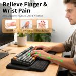 Luvzuni Ergonomic Wrist Rest and Keyboard Stand