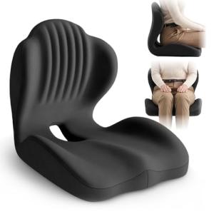 Ergonomic Memory Foam Seat Cushion for Pain Relief