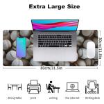 Baseball Design Gaming Mouse Pad with Anti-Slip Base