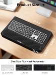 Ergonomic Keyboard Stand with Wrist Rest, Black