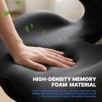 Ergonomic Memory Foam Seat Cushion for Pain Relief