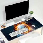 Large Baseball-Themed Desk Pad and Mousepad Set