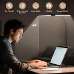 Adjustable LED Desk Lamp with Clip-On Design