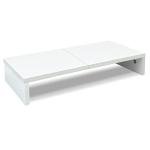 TEAMIX 20-Inch White Monitor Stand with Storage