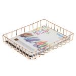 BTSKY Elegant A4 Wire Desk Tray Organizer