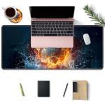 Large Baseball-Themed Desk Pad and Mousepad Set