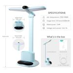 VAVOFO Dual-Head LED Desk Lamp with USB-C