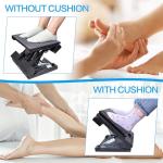Height Adjustable Ergonomic Foot Rest with Massage Beads