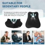 Memory Foam Seat Cushion & Lumbar Support Set