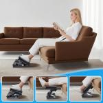 Height Adjustable Ergonomic Foot Rest with Massage Beads